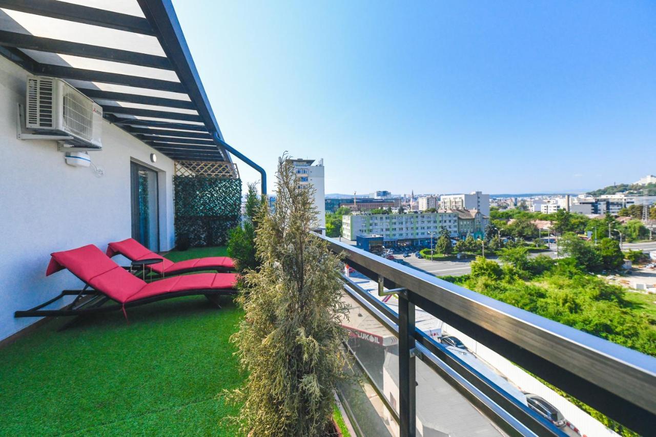Panoramic Apartment With Terrace Kolozsvár Kültér fotó
